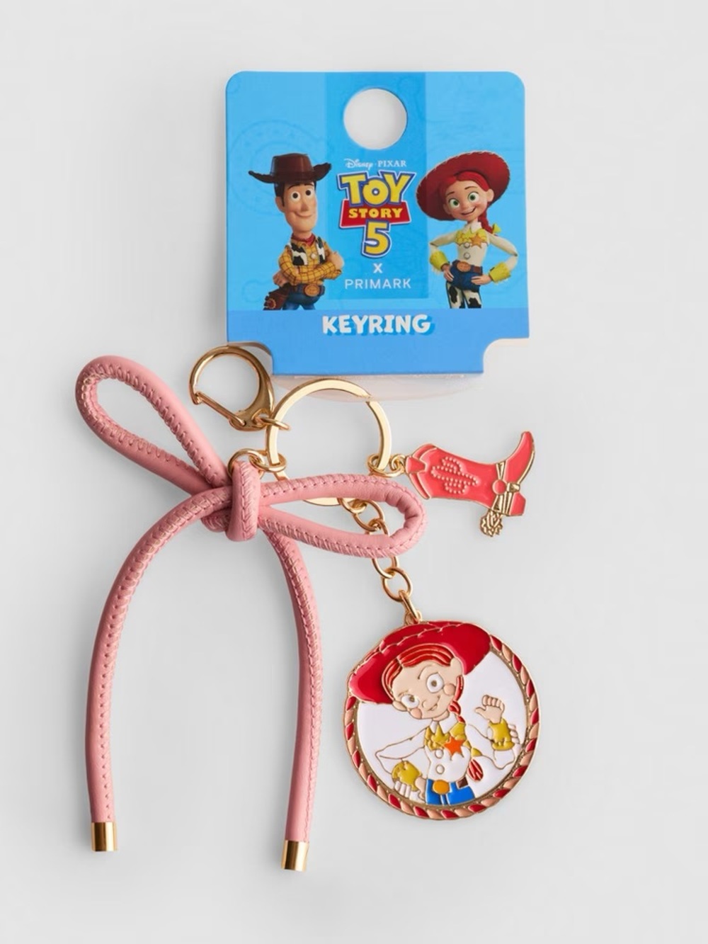 DISNEY TOY STORY 5 METAL KEYRING BAG CHARM BNWT PRIMARK